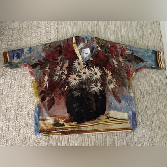 SKIF Daisy cotton top. One Size. Statement piece. Fashion meets comfort. USA NWT - Picture 4 of 11